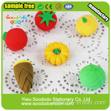 Student supply eraser in fruit shape